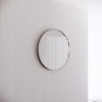 Me Brushed Nickel Framed Round 600mm Mirror Me Brushed Nickel Framed Round 600mm Mirror
